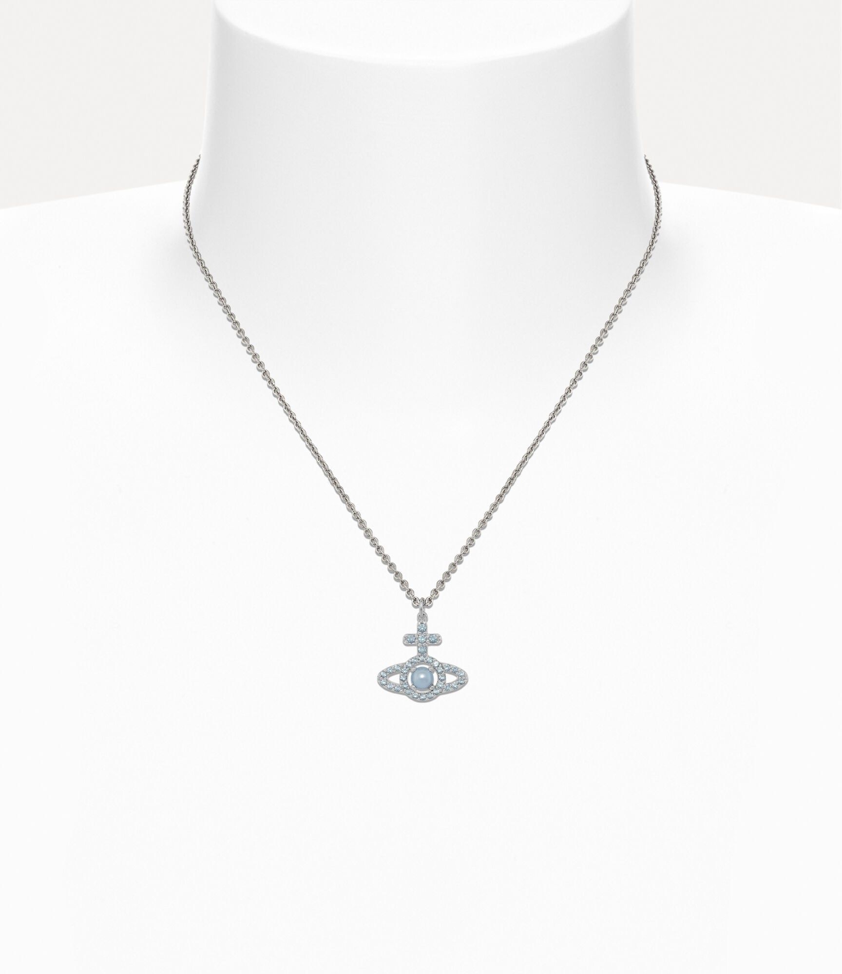  Vòng Cổ Nữ Vivienne Westwood Olympia Pearl 'Blue' 