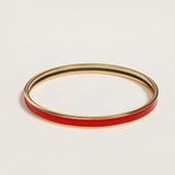  Vòng Tay Nữ Hermes Uni Bangle 'Rouge Amarante Gold' 