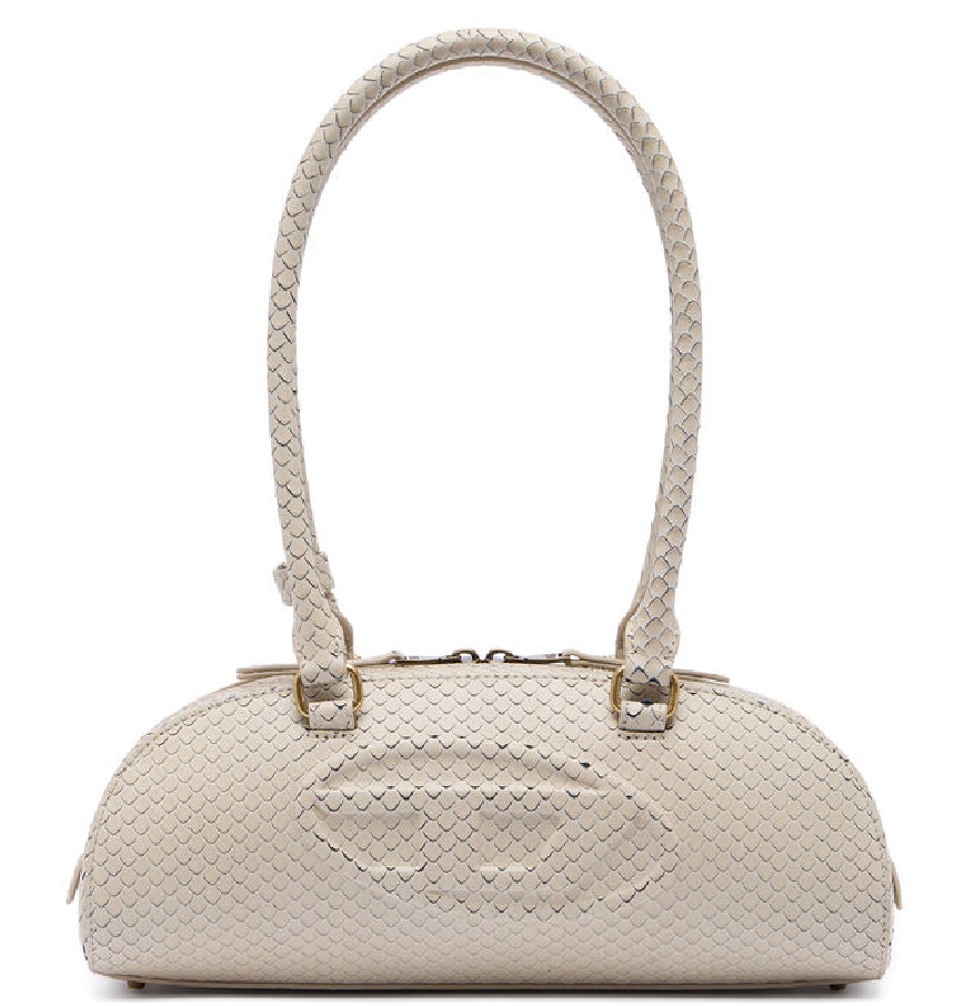  Túi Nữ Diesel 1DR Dome-Elongated Bowling Bag 'Beige' 