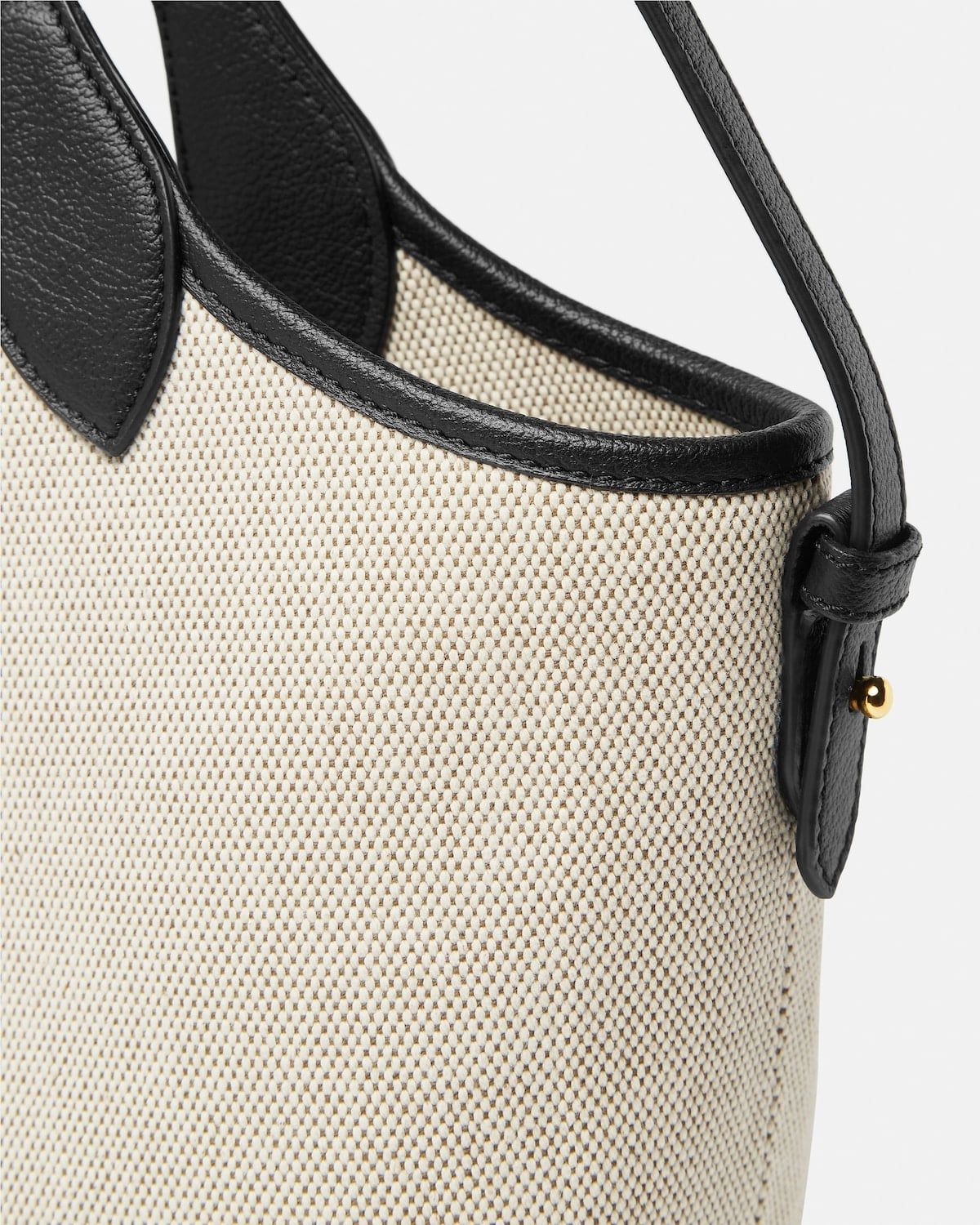  Túi Nữ Versace La Medusa Canvas Mini Tote 'Beige' 