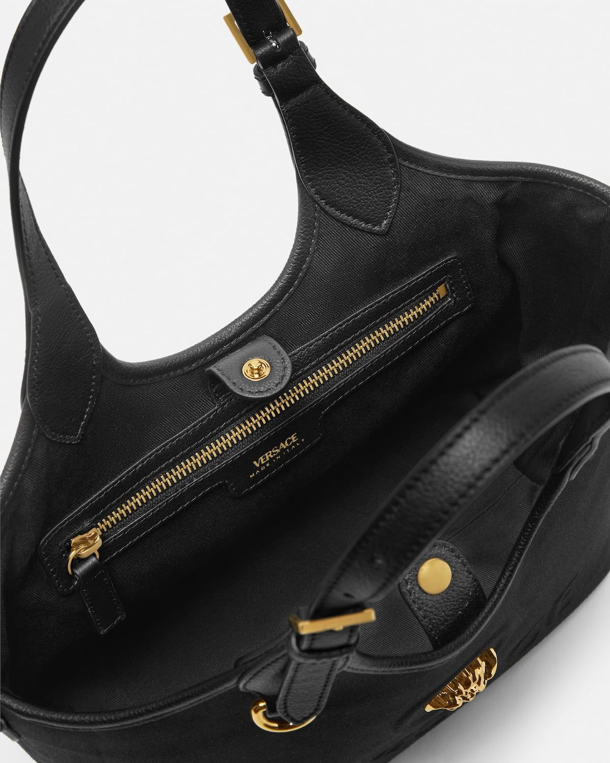  Túi Nữ Versace La Medusa Canvas Mini Tote 'Black' 