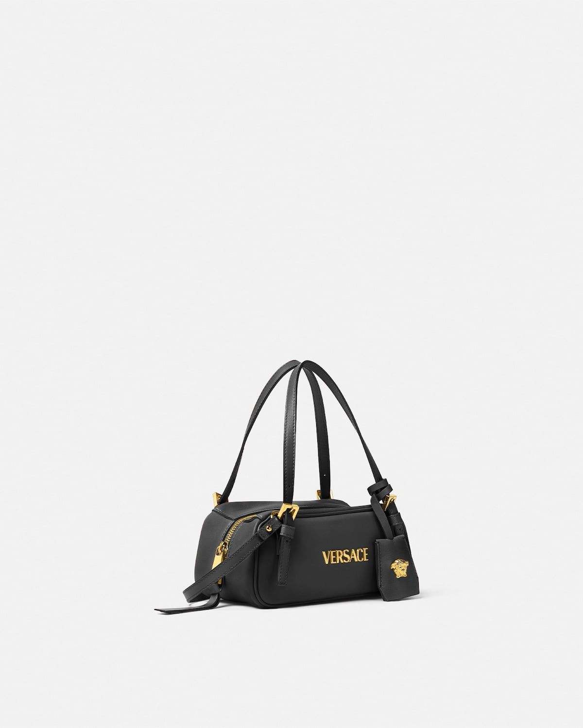  Túi Nữ Versace Tag Nappa Bowling Mini Bag 'Black' 