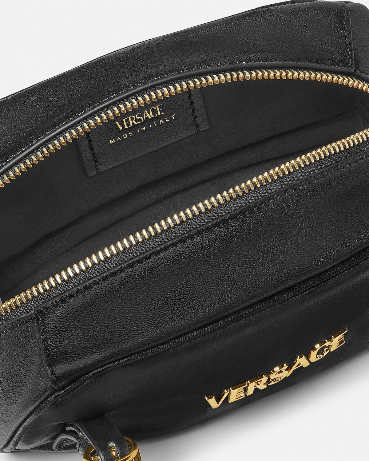  Túi Nữ Versace Tag Nappa Bowling Mini Bag 'Black' 