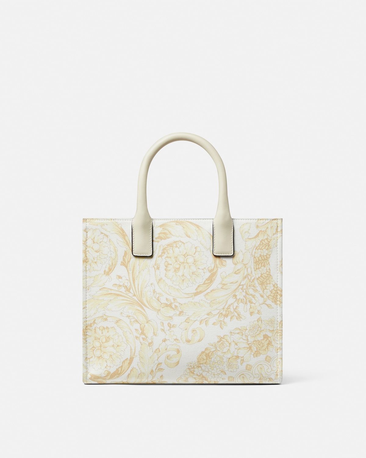  Túi Nữ Versace La Medusa Printed Small Tote 'White' 