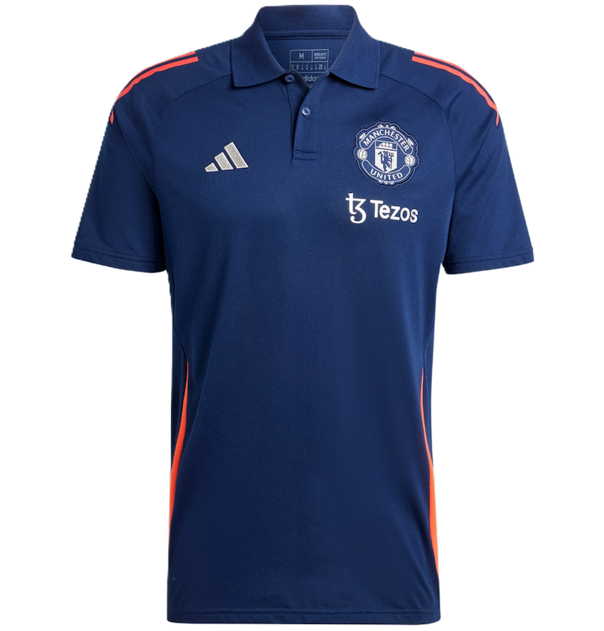  Áo Adidas Manchester United Tiro 24 Polo 'Blue' 