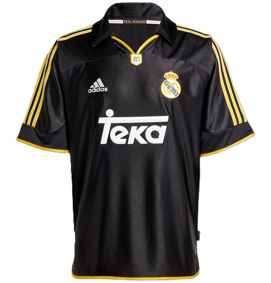  Áo Adidas Real Madrid 99/00 Away Jersey 'Black' 