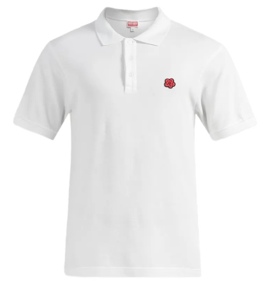  Áo Nam Kenzo Boke Flower Polo 'White' 