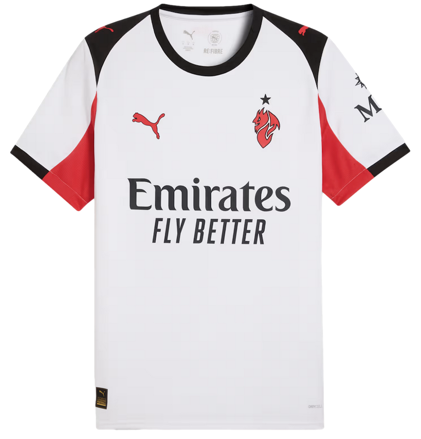 Áo Puma AC Milan Away Jersey Replica 'White' 