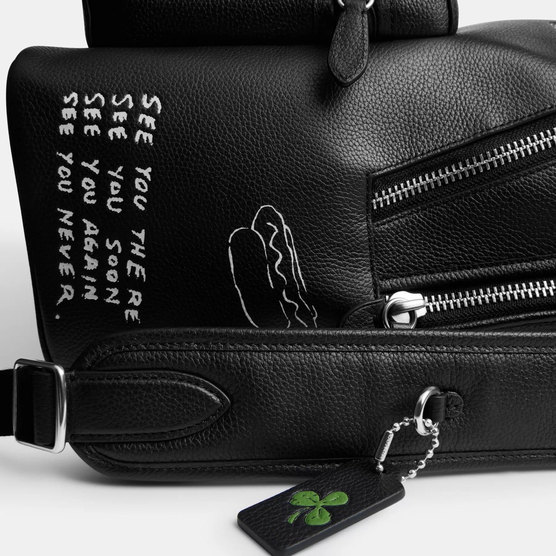  Balo Coach Charter Backpack 'Sketch Print' 