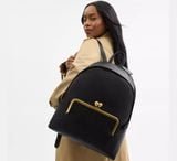  Balo Coach Kisslock Frame Backpack 'Black' 
