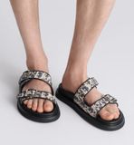  Dép Nam Dior Aqua Sandal 'Blue Beige' 