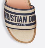 Dép Nữ Dior Dway Slide 'Natural Blue' 