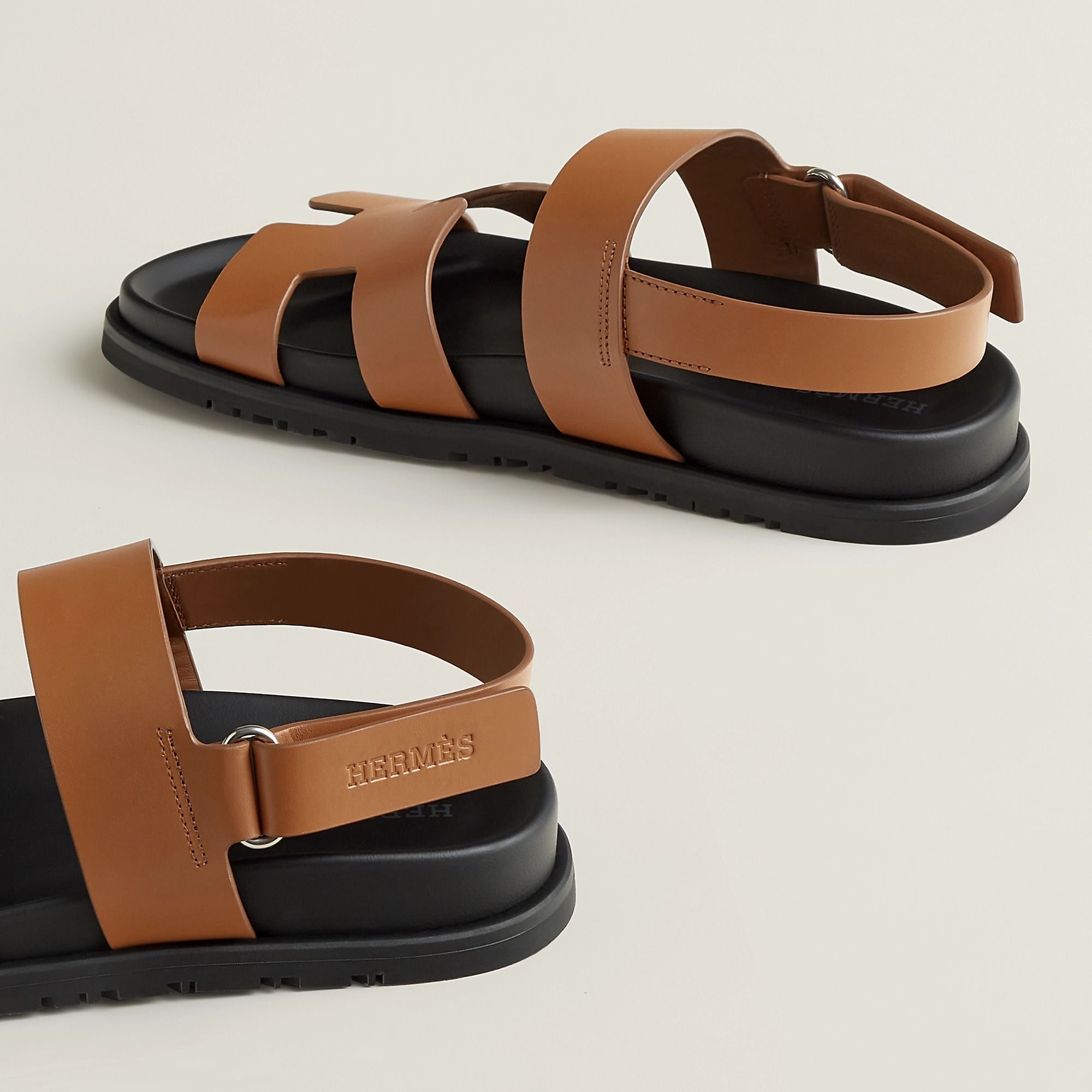  Dép Nữ Hermes Genius Sandal 'Naturel' 