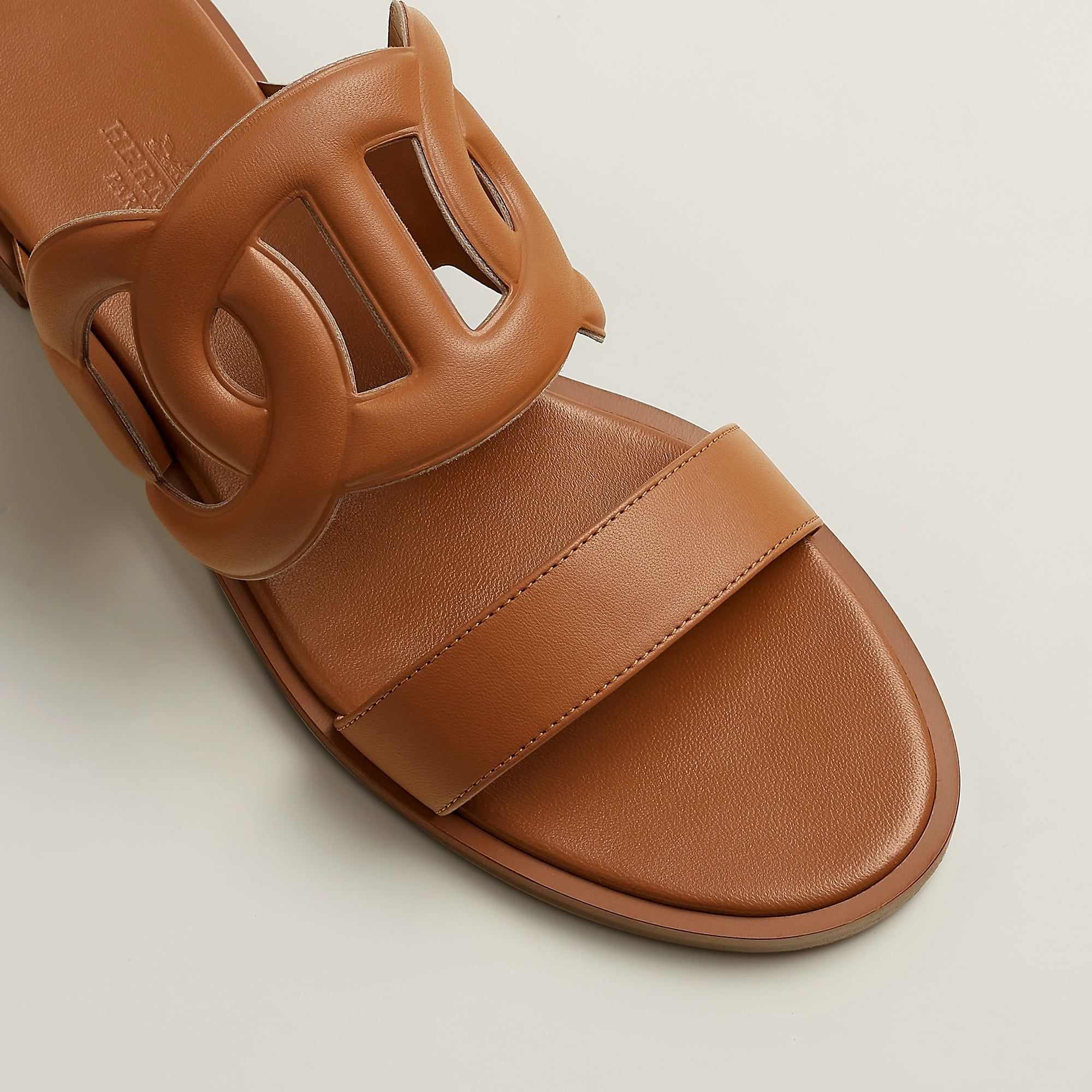  Dép Nữ Hermes Lagune Sandal 'Naturel' 