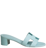  Dép Nữ Hermes Oasis Sandal 'Bleu Brume' 