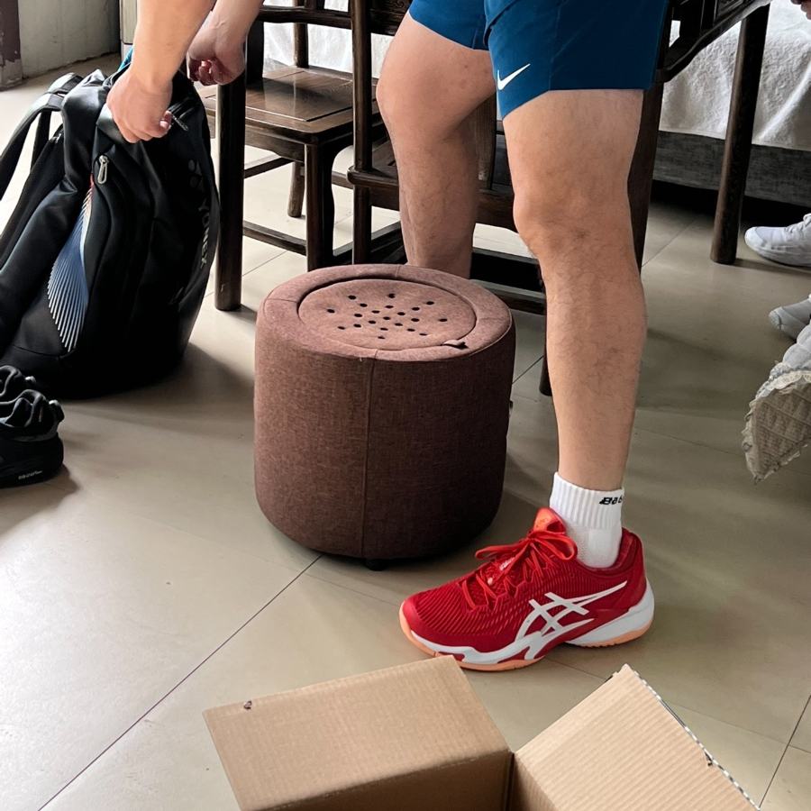  Giày Asics Court Ff 3 Fiery 'Red White' 