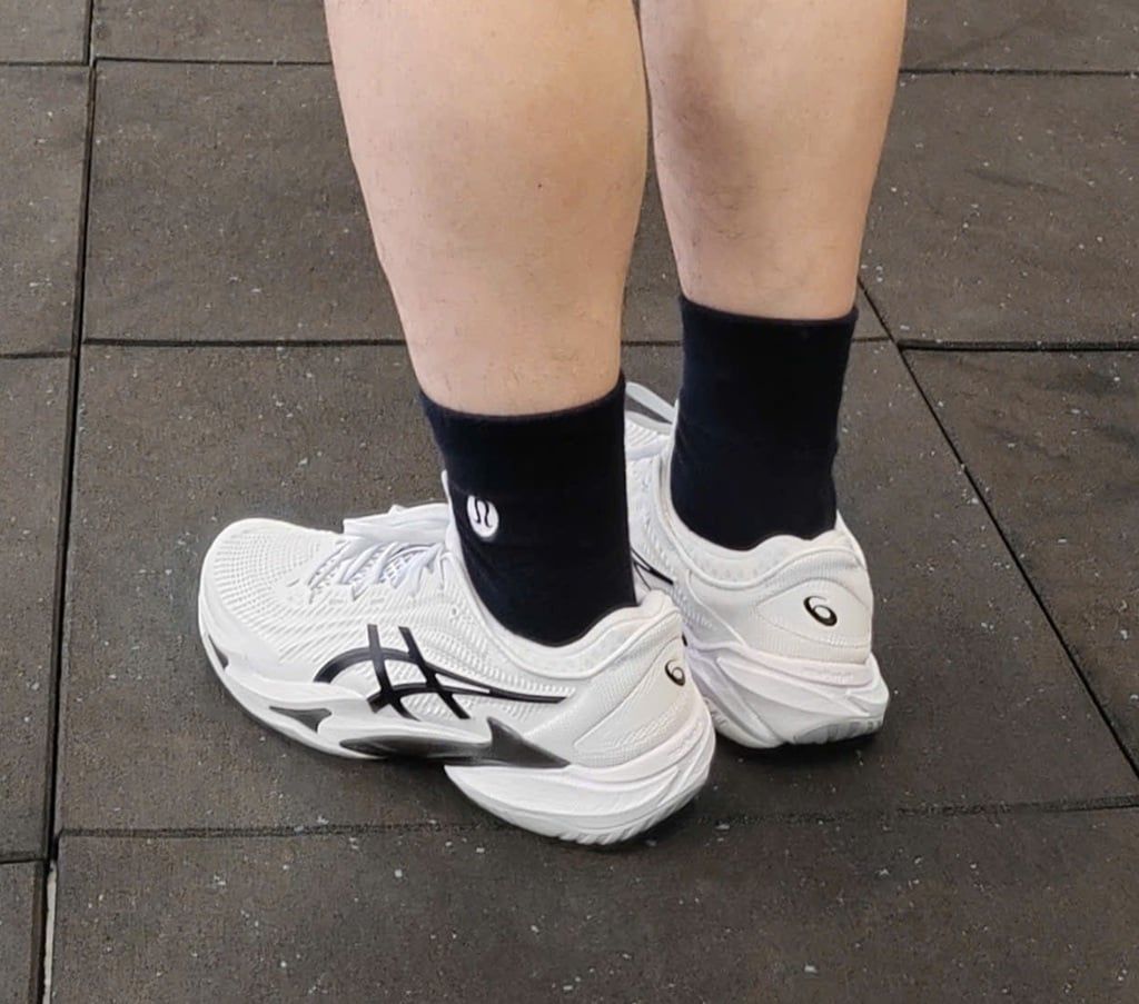  Giày Nam Asics Court FF 3 'White Black' 