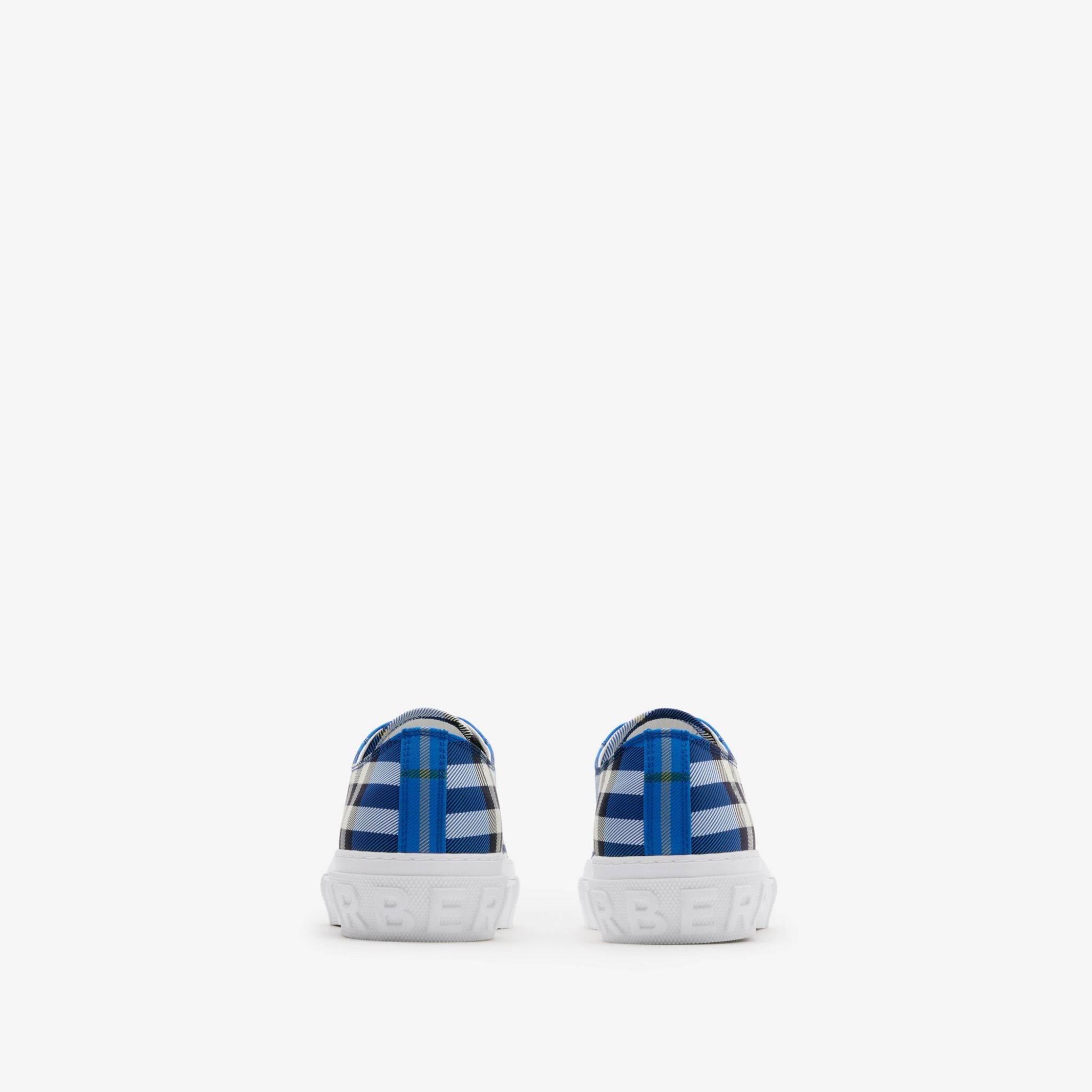  Giày Nam Burberry Check Sneakers 'Hyacinth' 