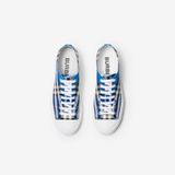  Giày Nam Burberry Check Sneakers 'Hyacinth' 