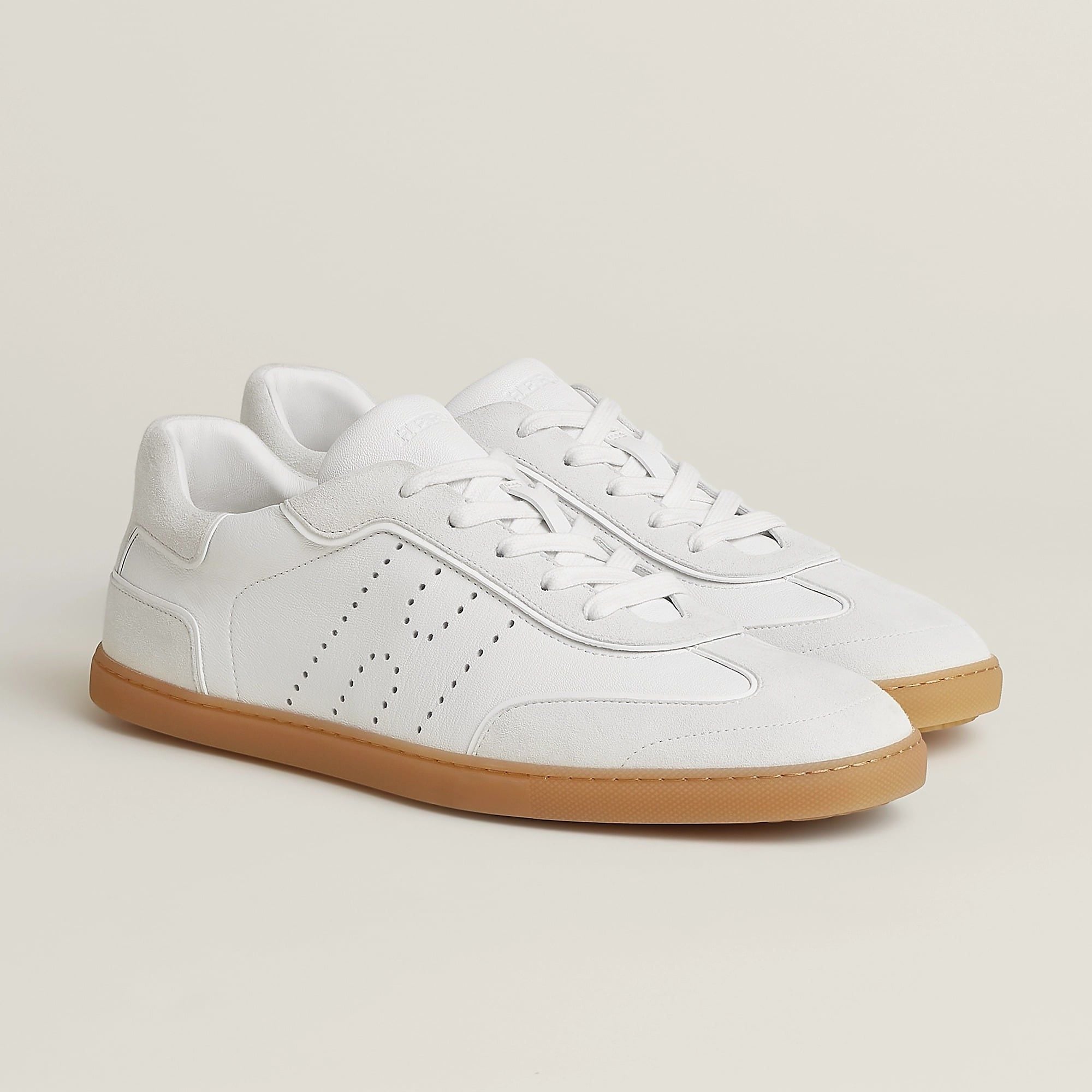  Giày Nam Hermes Match Sneaker 'White' 