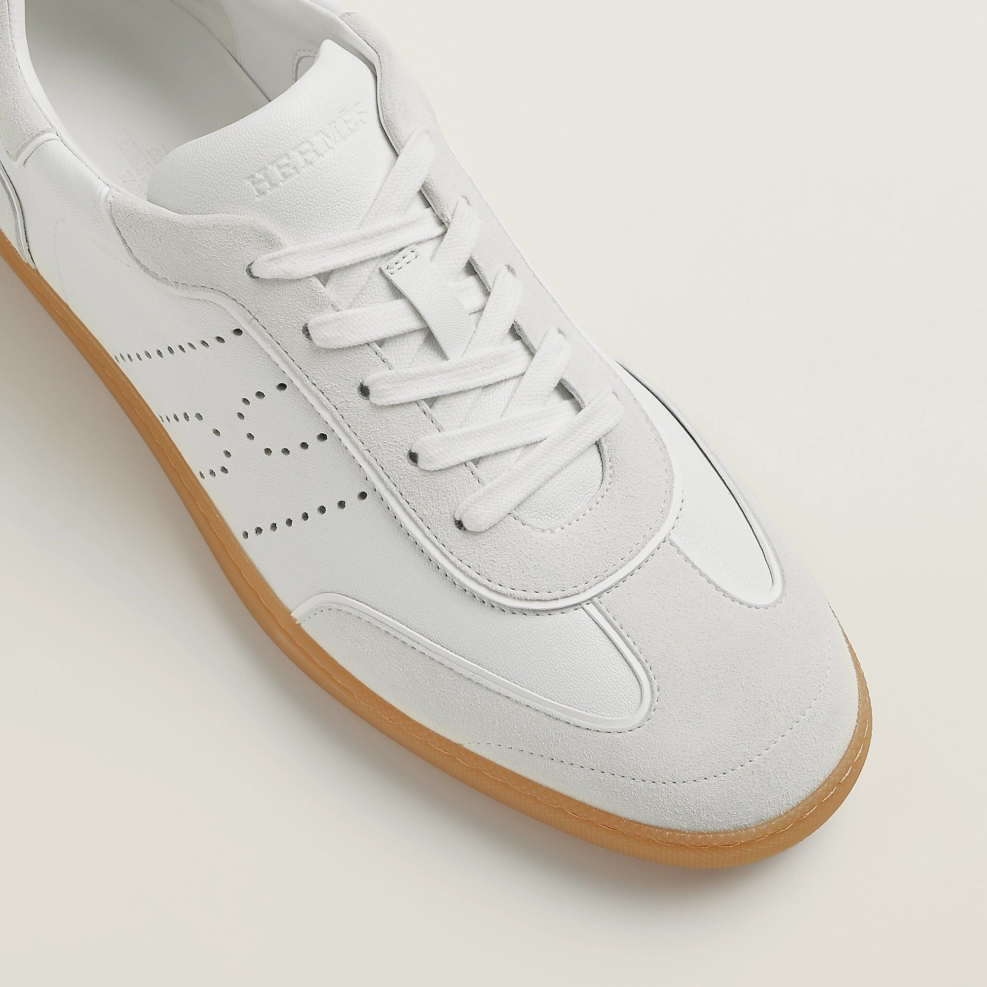  Giày Nam Hermes Match Sneaker 'White' 