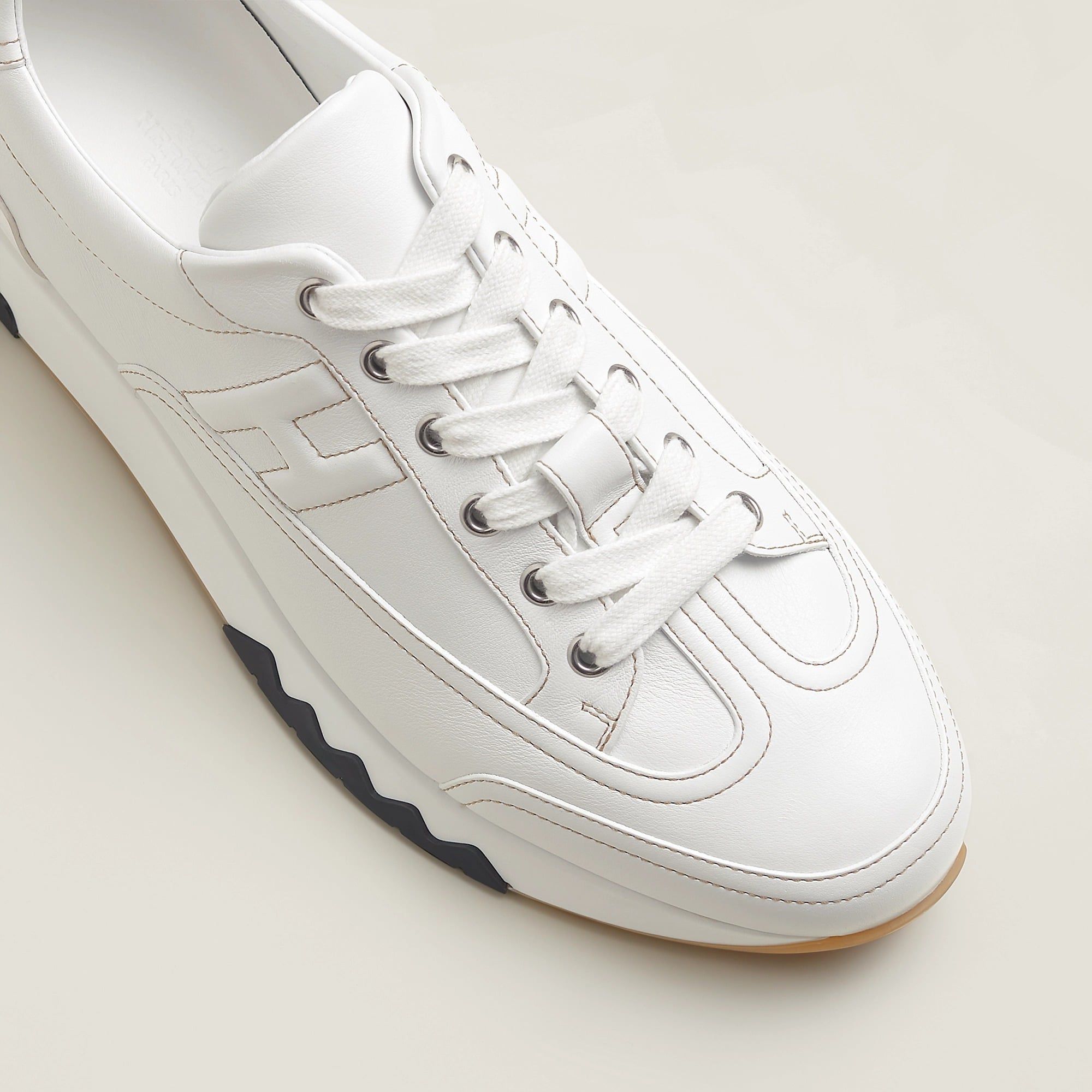  Giày Nam Hermes Trail Sneaker 'Blanc' 