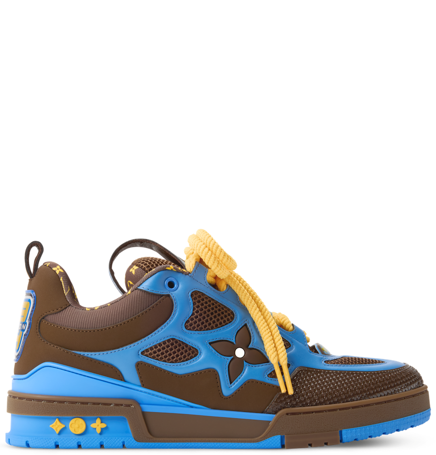  Giày Nam Louis Vuitton LV Skate Trainers 'Blue' 