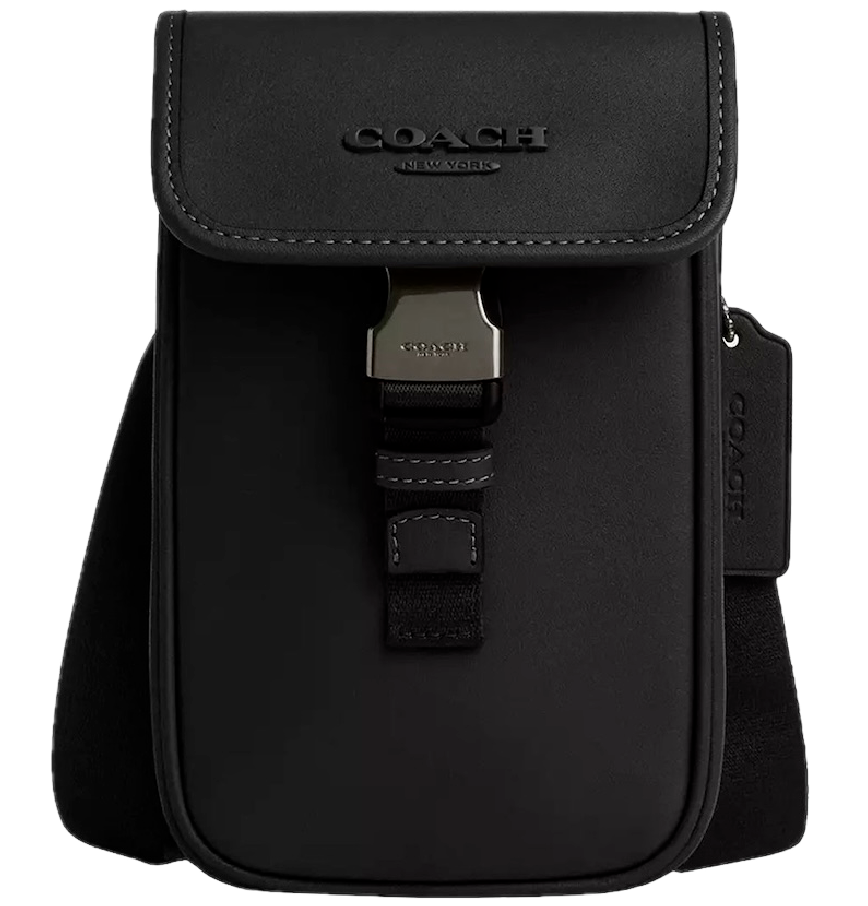  Túi Coach Racer Phone Crossbody Bag 'Black' 