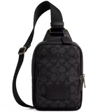  Túi Coach Racer Sling In Signature 'Black' 