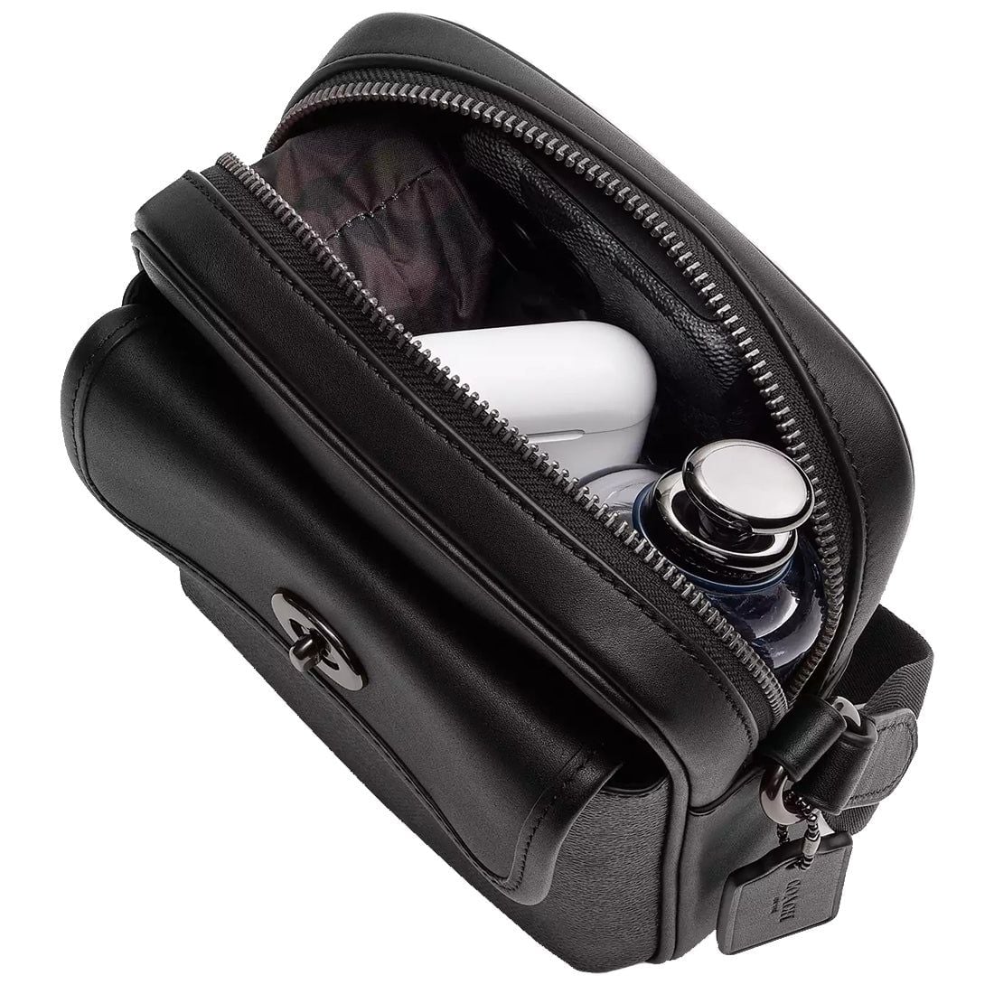  Túi Coach Turnlock Crossbody Bag 'Black' 
