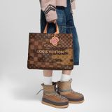  Túi Louis Vuitton Shopper MM Tote Bag 'Brown' 