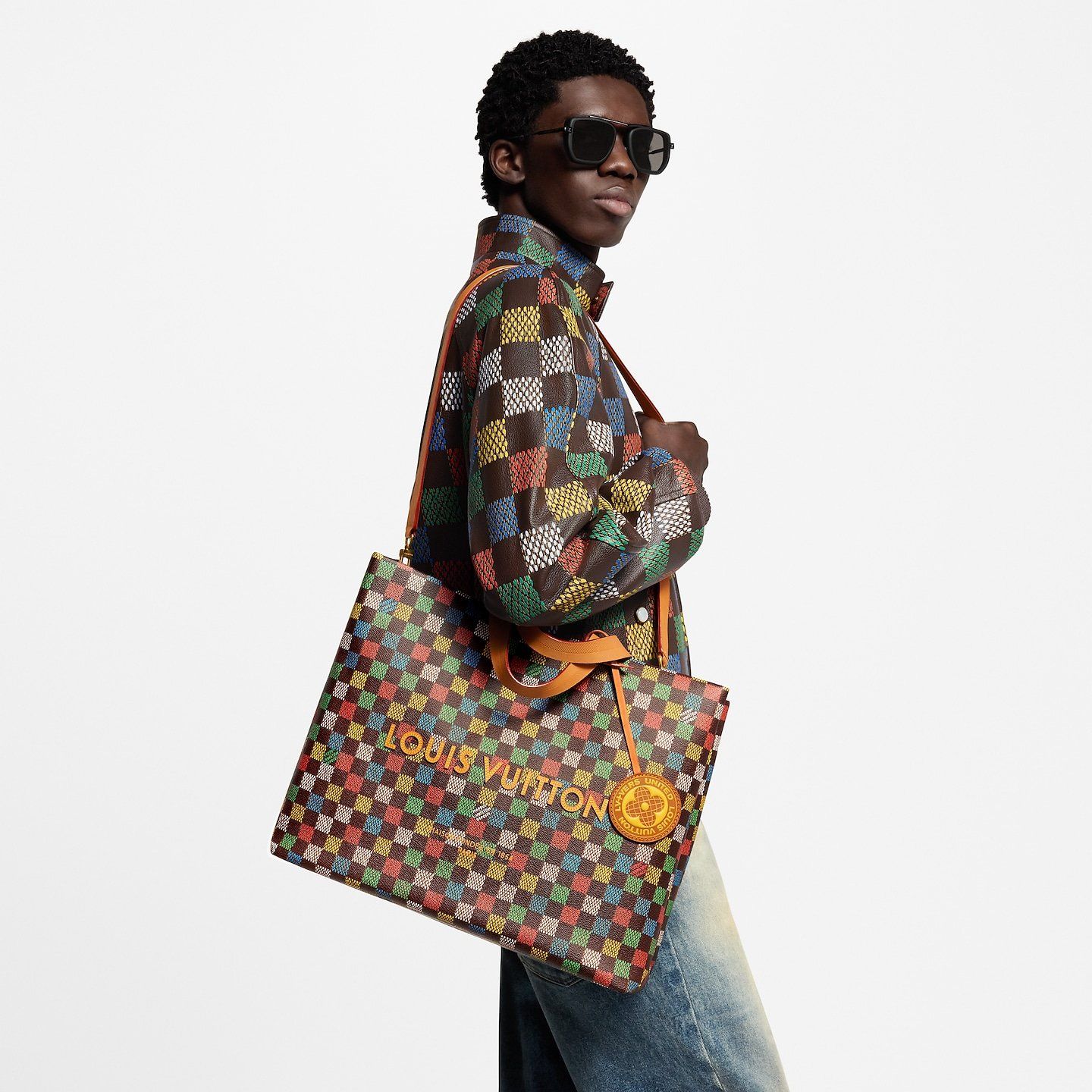  Túi Louis Vuitton Shopper Tote MM 'Multicolor' 