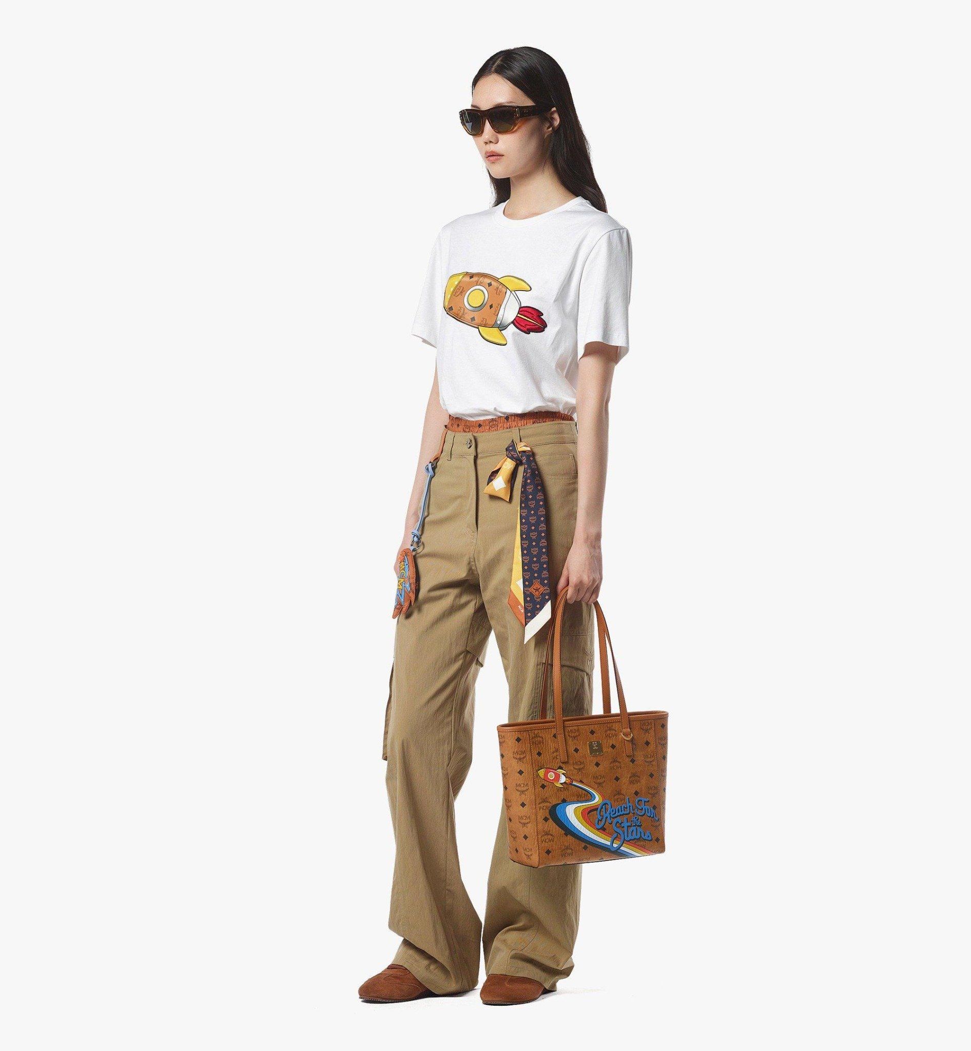  Túi MCM Toni Top-Zip Shopper 'Cognac' 