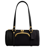  Túi Nữ Coach Kisslock Barrel Bag 28 'Black' 
