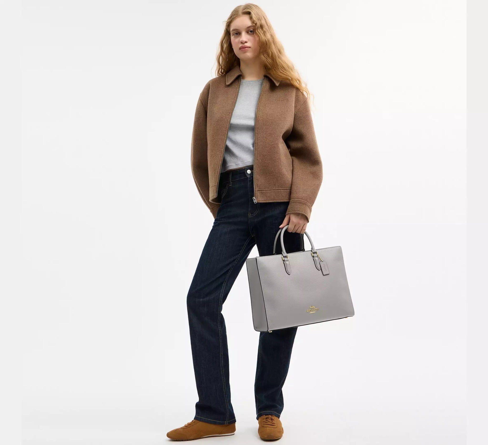  Túi Nữ Coach Maggie Tote Bag 'Dove Grey' 