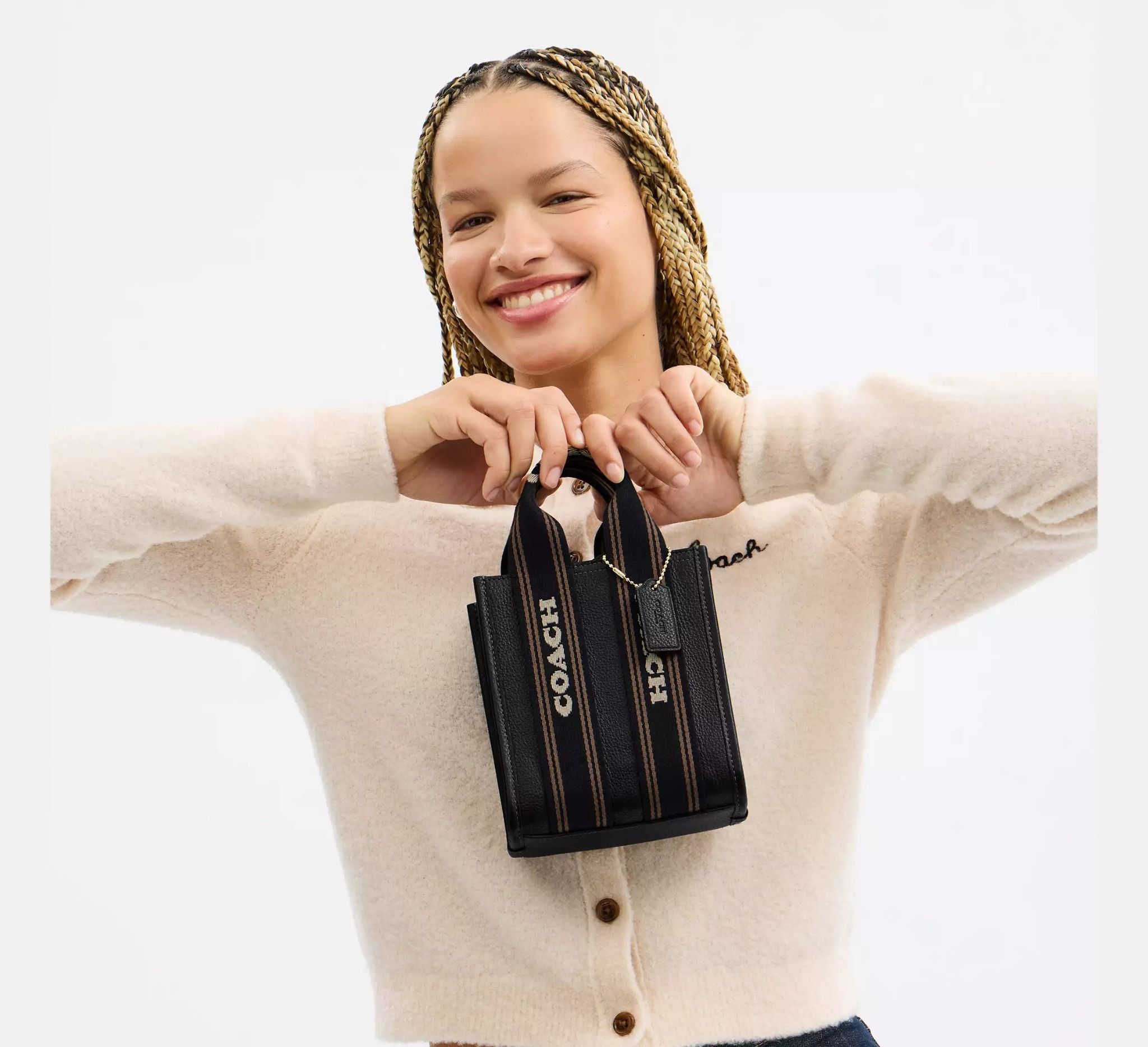  Túi Nữ Coach Smith Mini Tote Bag 'Black' 