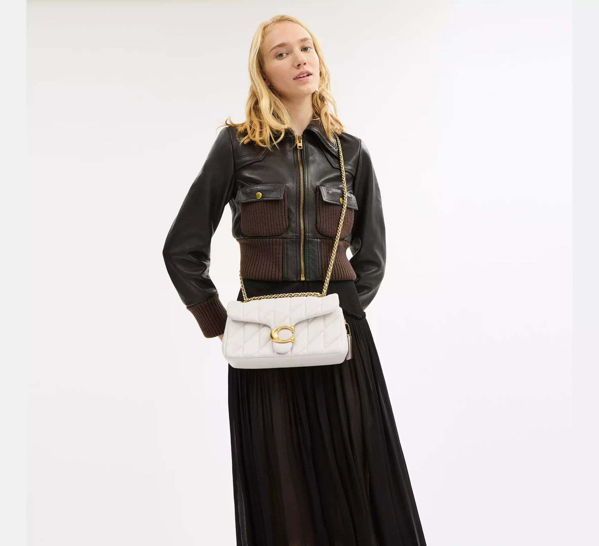  Túi Nữ Coach Tabby Shoulder Bag 26 'Chalk' 