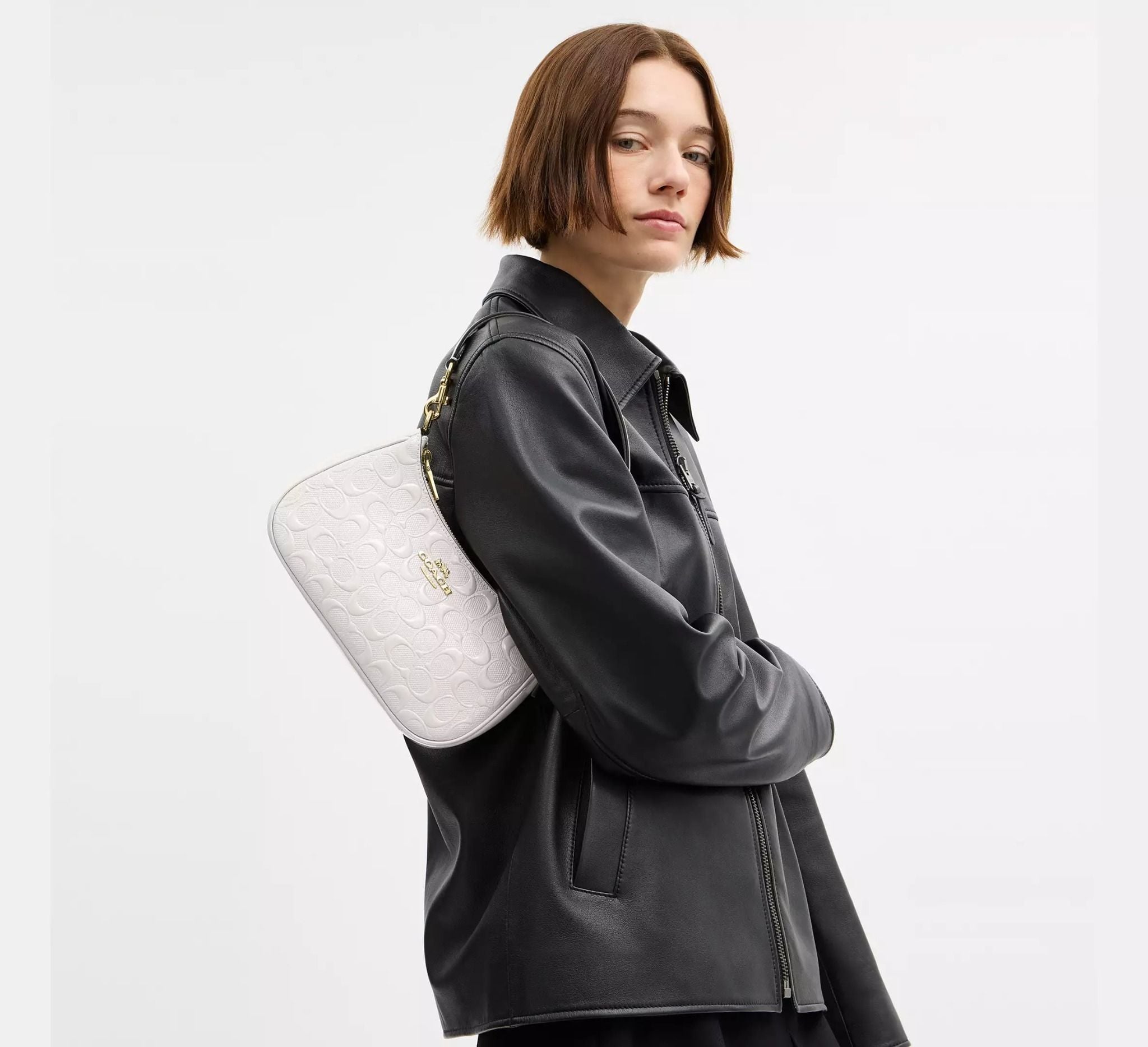  Túi Nữ Coach Teri Shoulder Bag 'Chalk' 