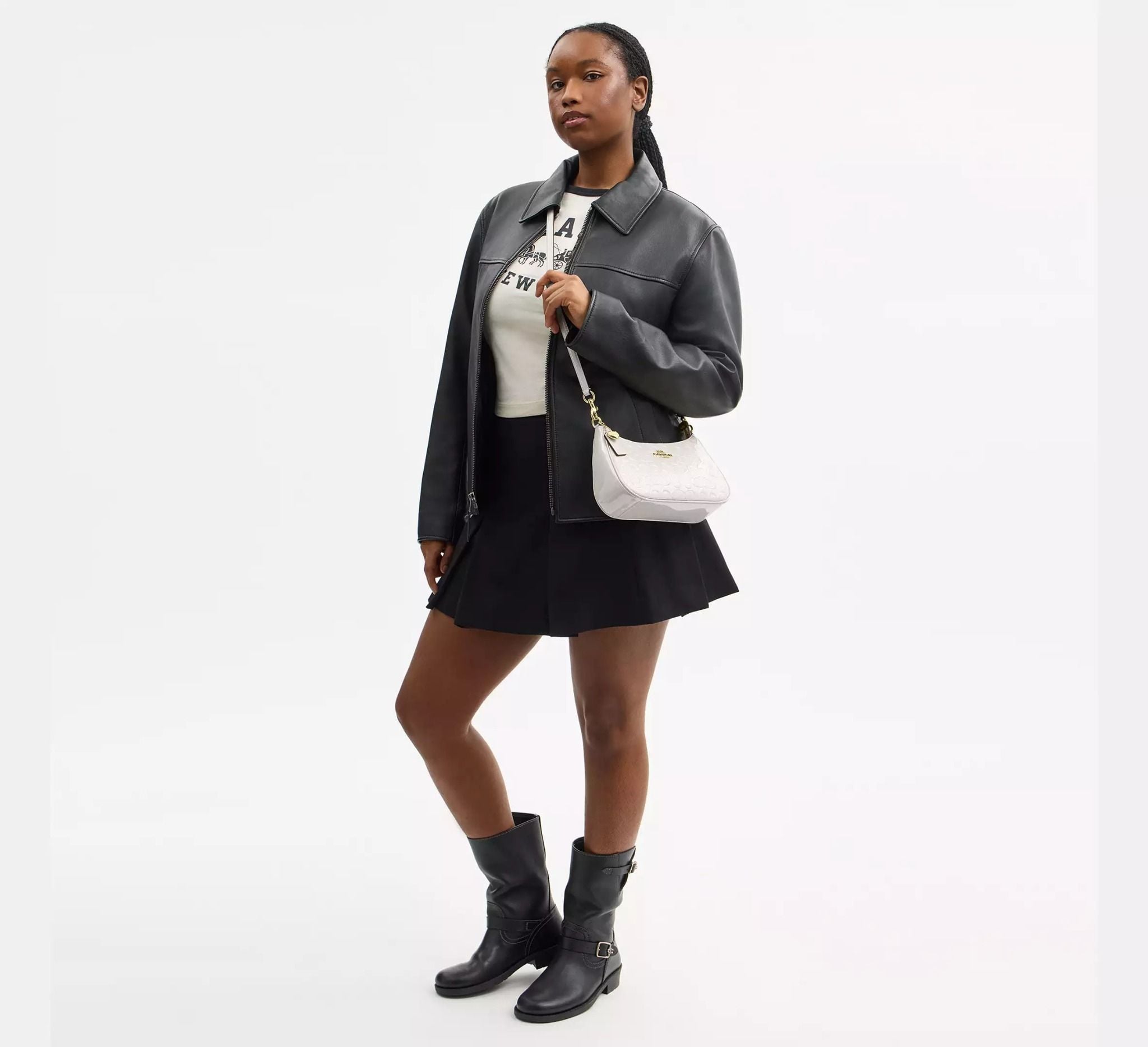  Túi Nữ Coach Teri Shoulder Bag 'Chalk' 