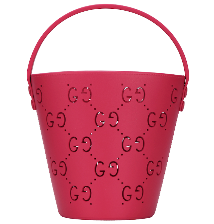  Túi Nữ Gucci Rubber Bucket Bag 'Red' 