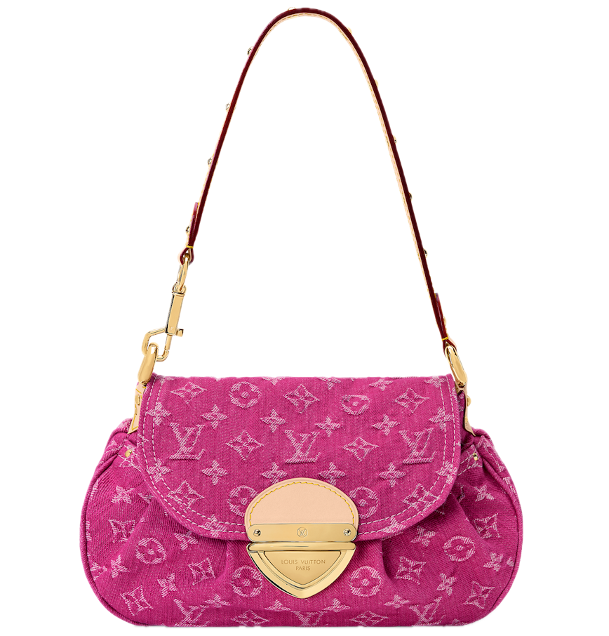  Túi Nữ Louis Vuitton Sunset Bag 'Fuchsia Denim' 
