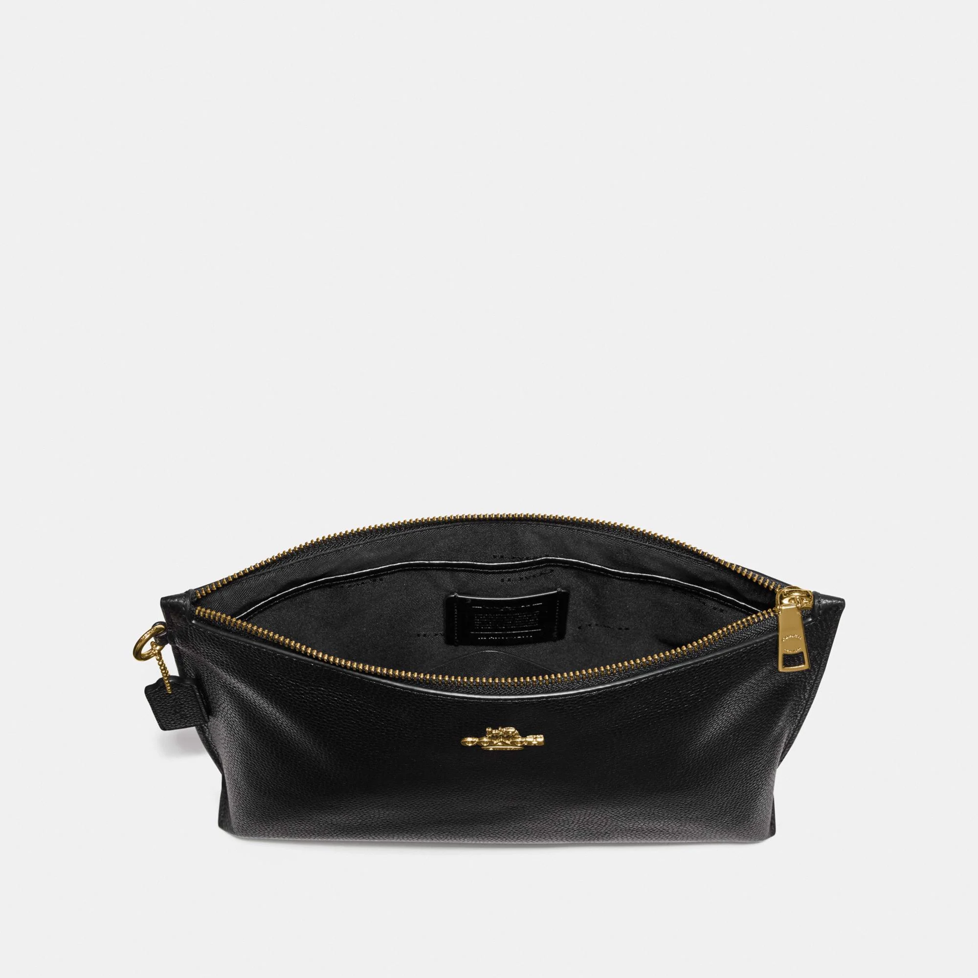  Ví Coach Large Charlie Pouch 'Black Gold' 