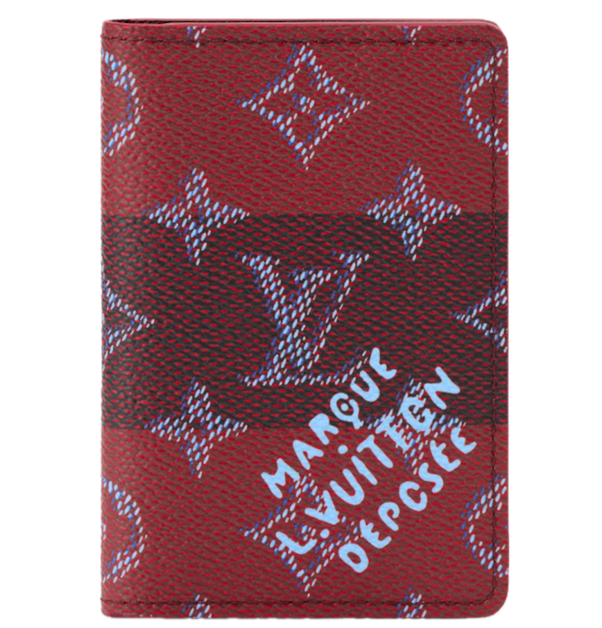  Ví Louis Vuitton Pocket Organiser 'Red Stripes' 