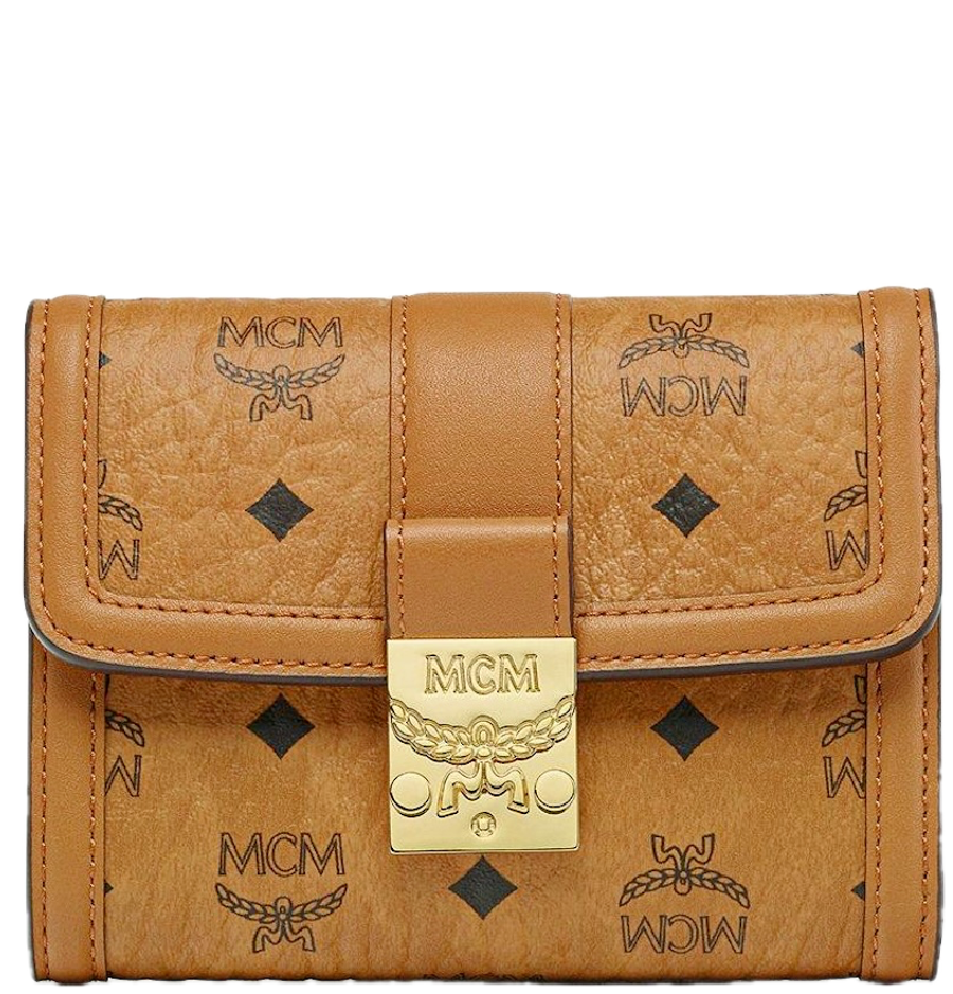  Ví Nữ MCM Tracy Trifold Wallet 'Cognac' 