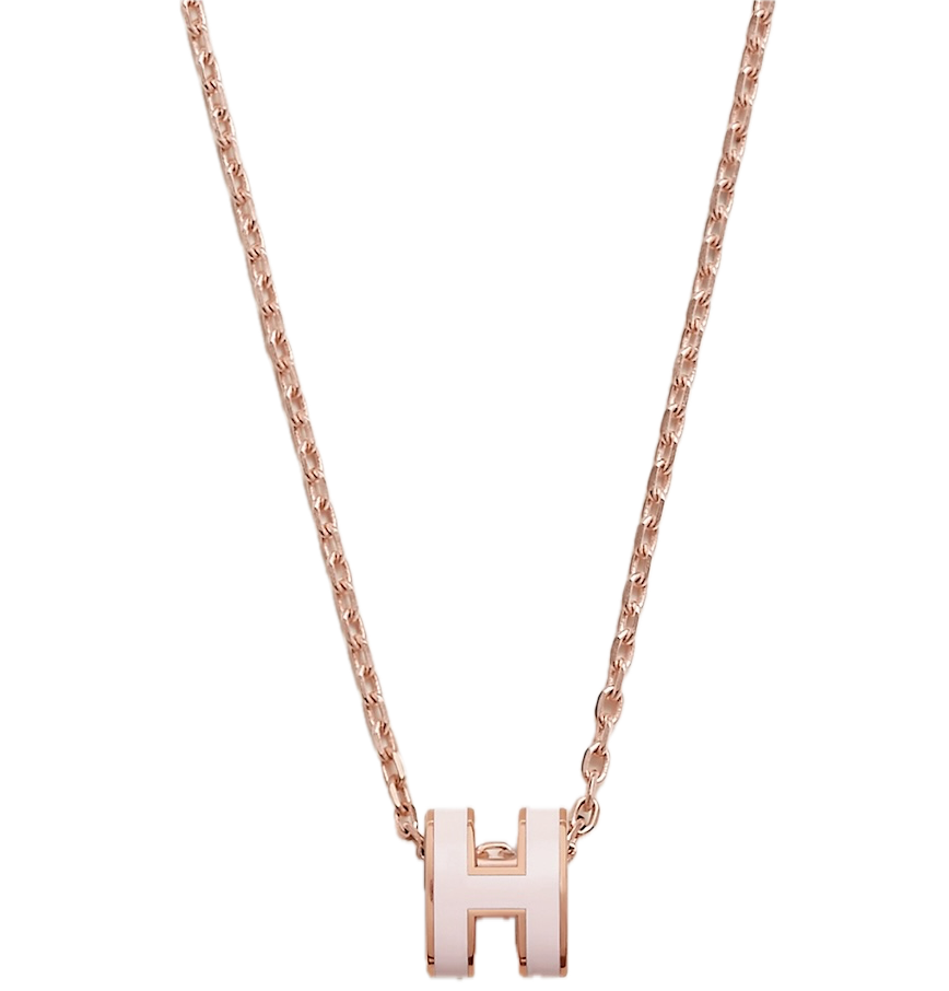  Vòng Cổ Nữ Hermes Mini Pop H 'Rose Dragée' 
