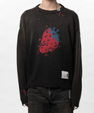  Áo Maison Mihara Yasuhiro Strawberry Jacquard Knit 'Black' 