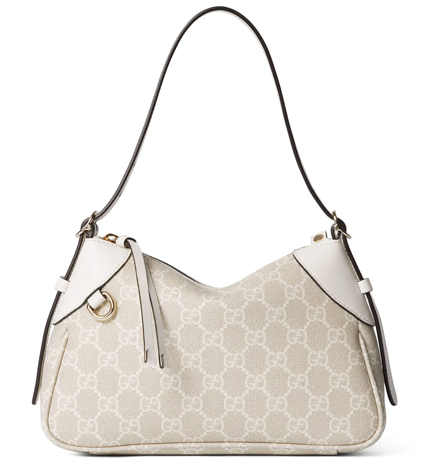  Túi Nữ Gucci GG Emblem Small Shoulder Bag 'White' 