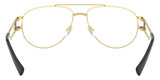  Kính Nữ Versace Metal Aviator Eyeglasses 'Gold' 