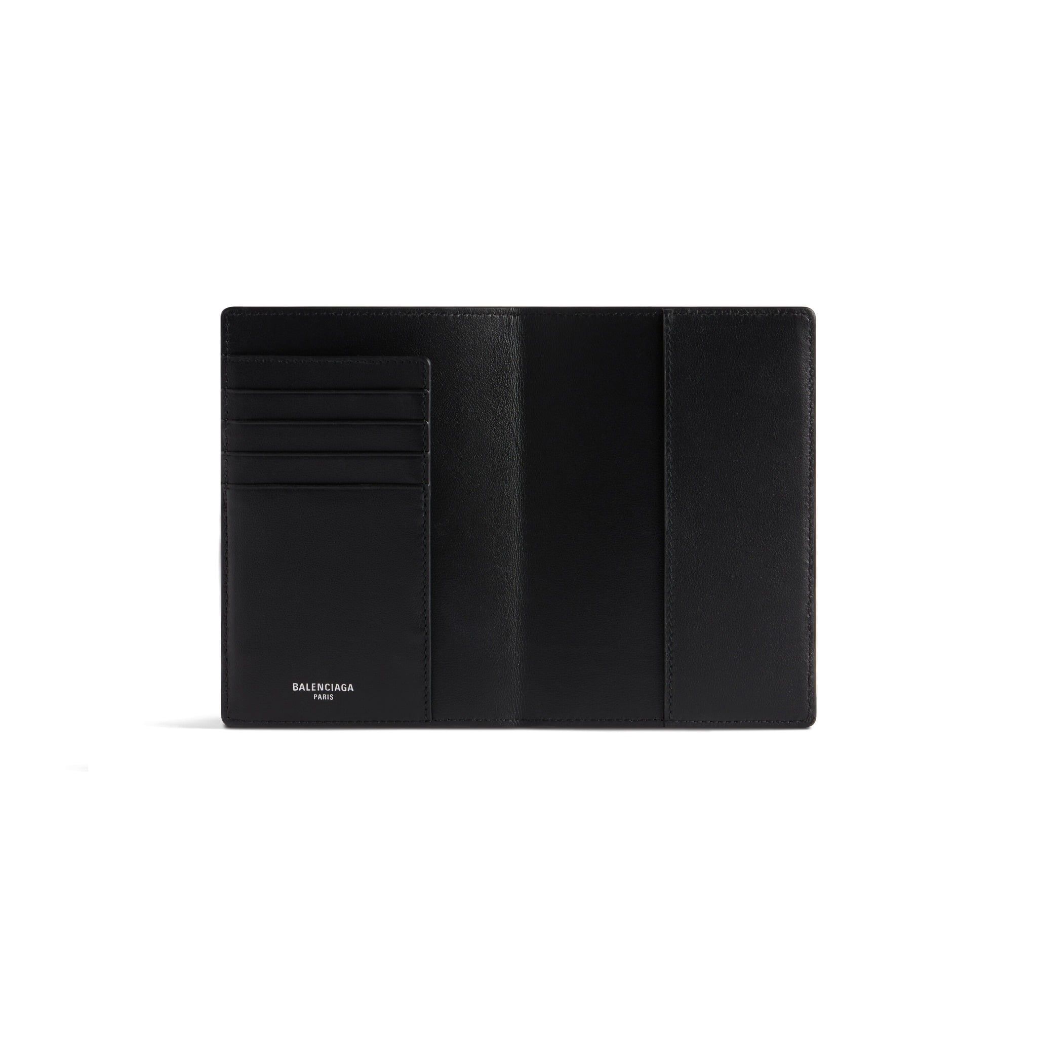  Ví Balenciaga Passport Holder 'Black' 
