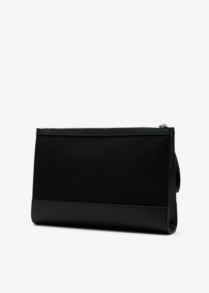  Ví Bally Clutch Leather 'Black' 